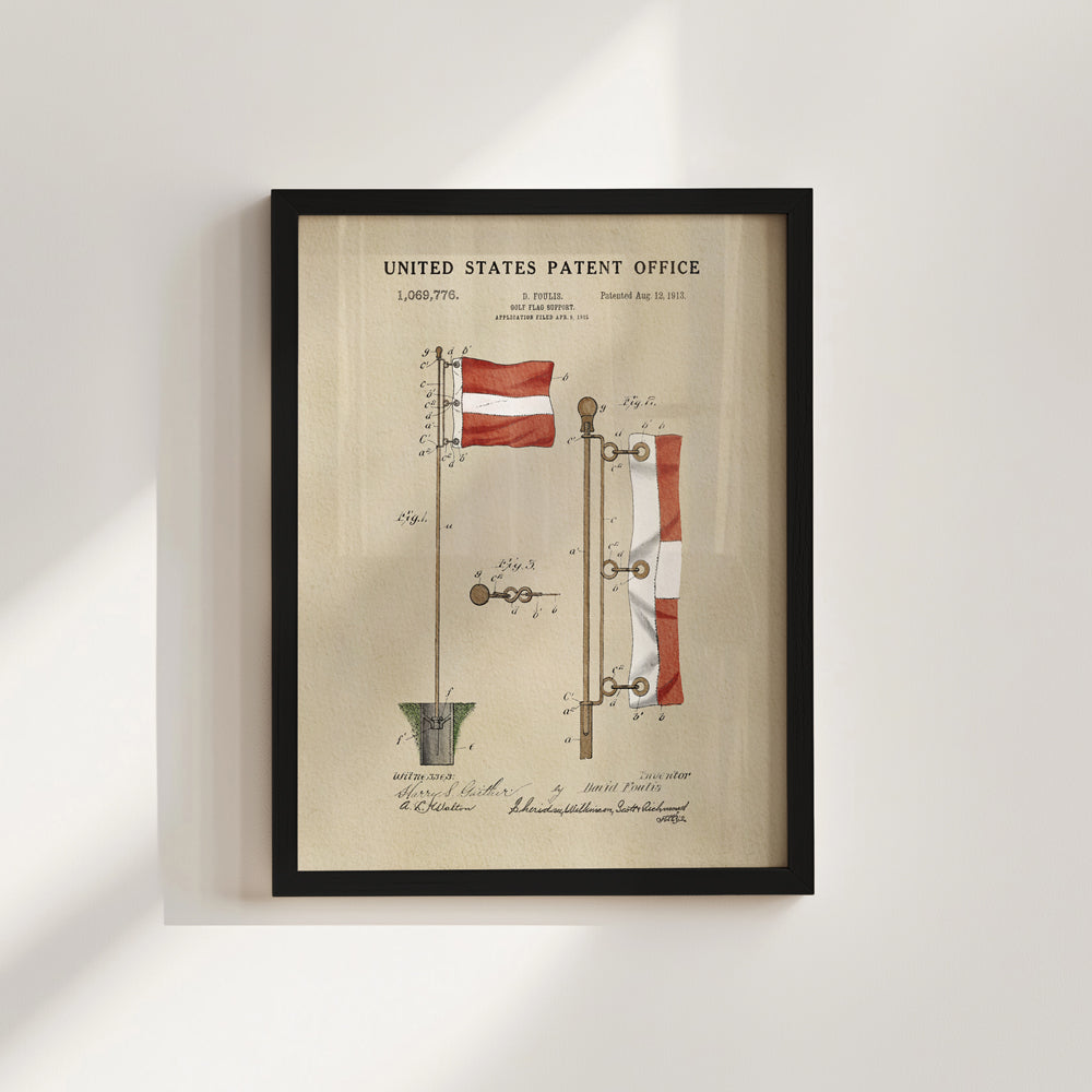 Golf Patent Print