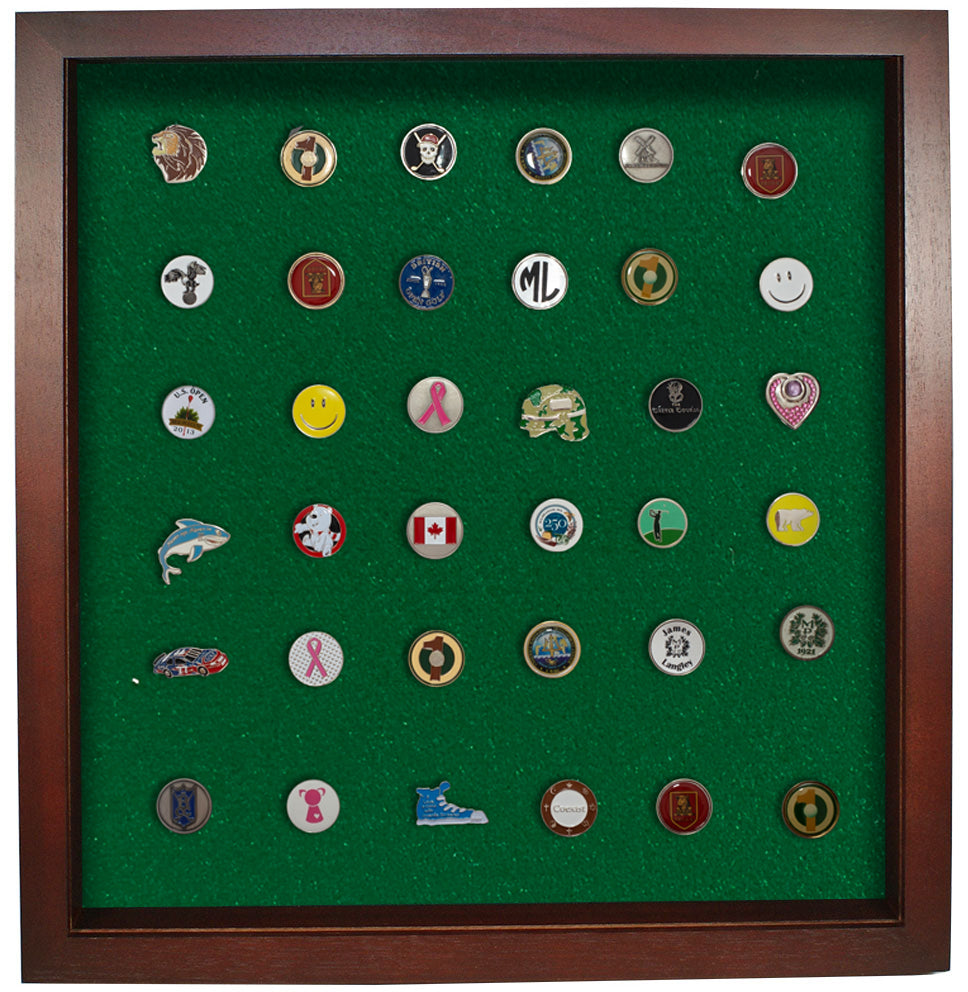 100 Golf Ball Marker Display