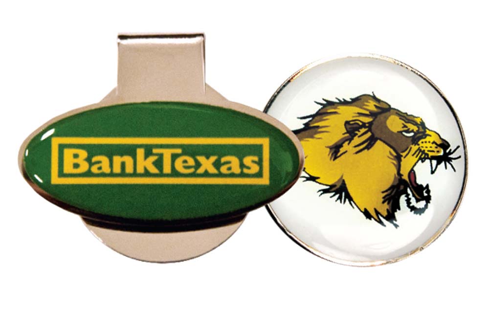 Double Logo Hat Clip with Ball Marker