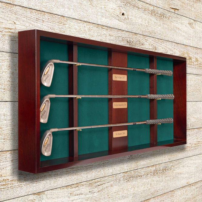 3 Golf Club Shadow Box Display