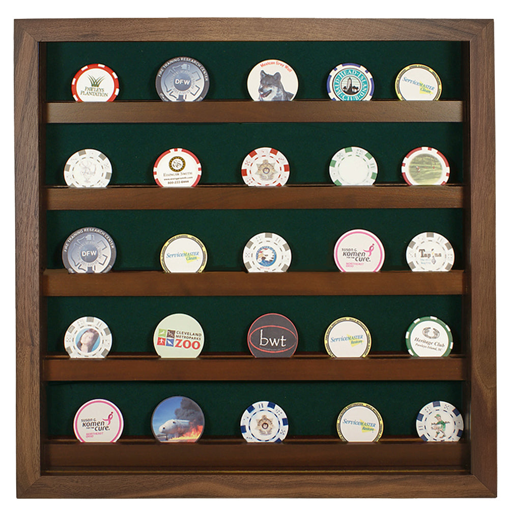 45 Poker Chip Display Cabinet