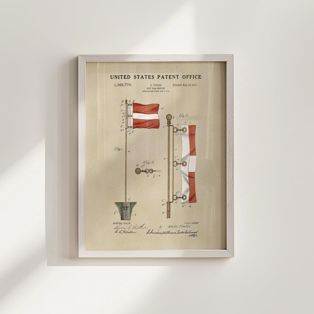 Golf Patent Print
