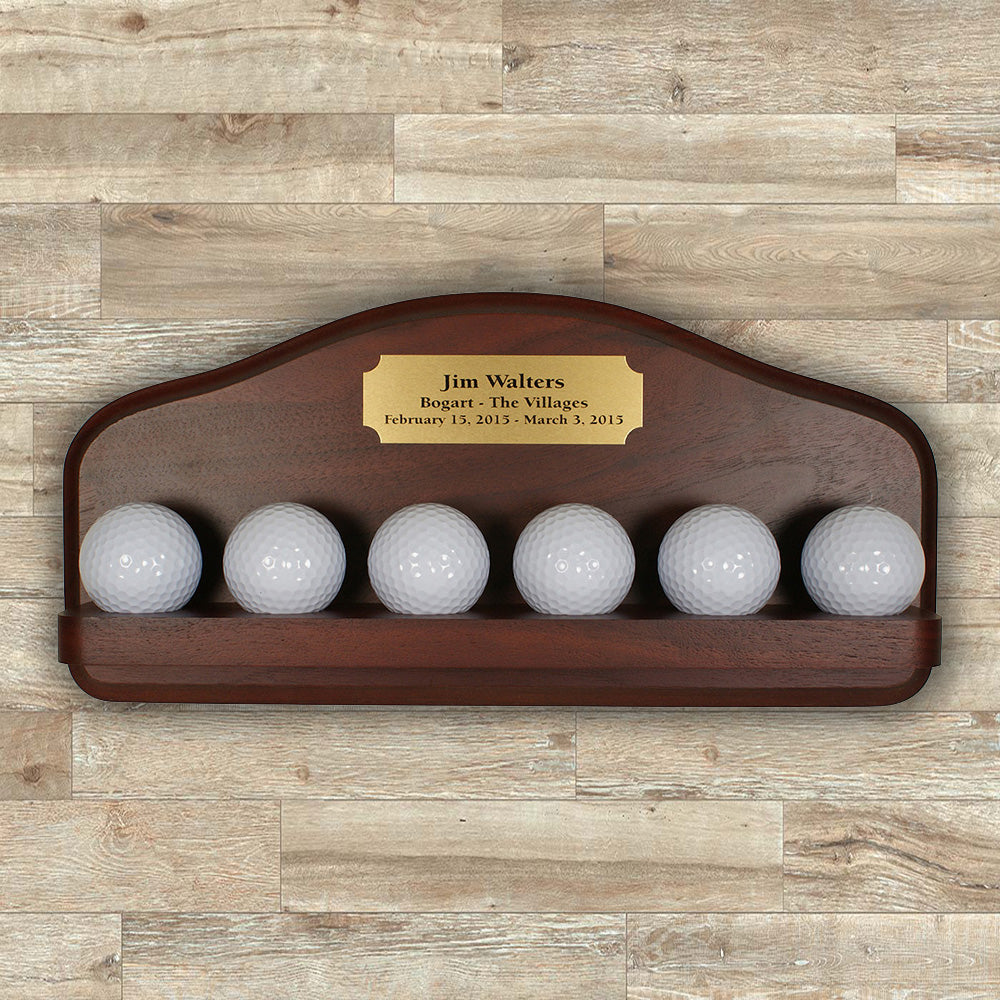 6 Golf Ball Display