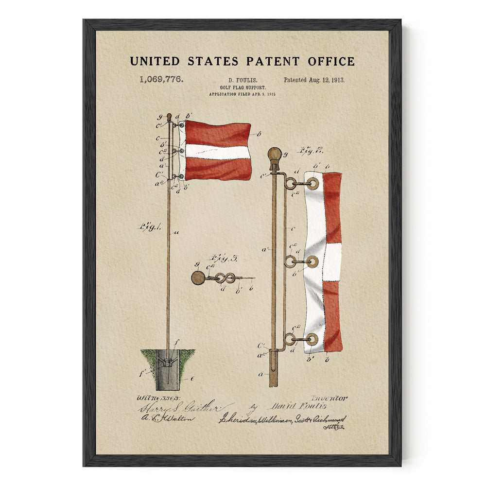 Golf Patent Print