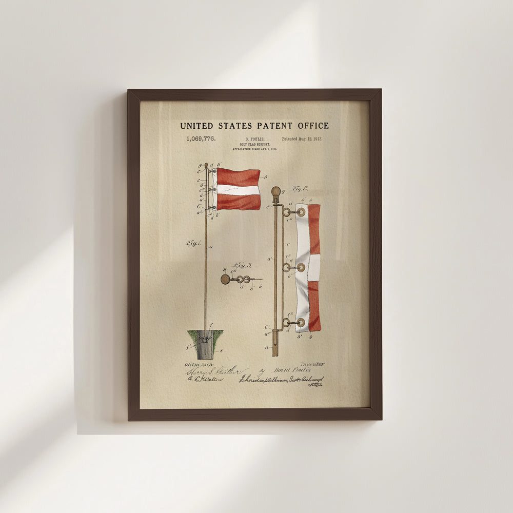Golf Patent Print