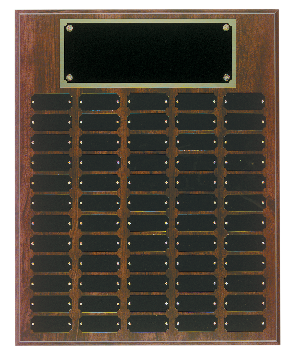 Cherry Finish Perpetual Plaque