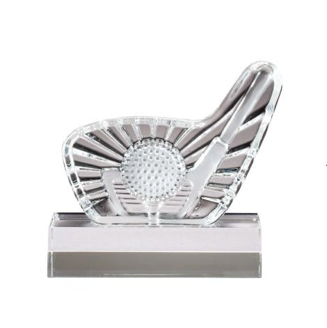 Sculplted Glass Golf Club Award