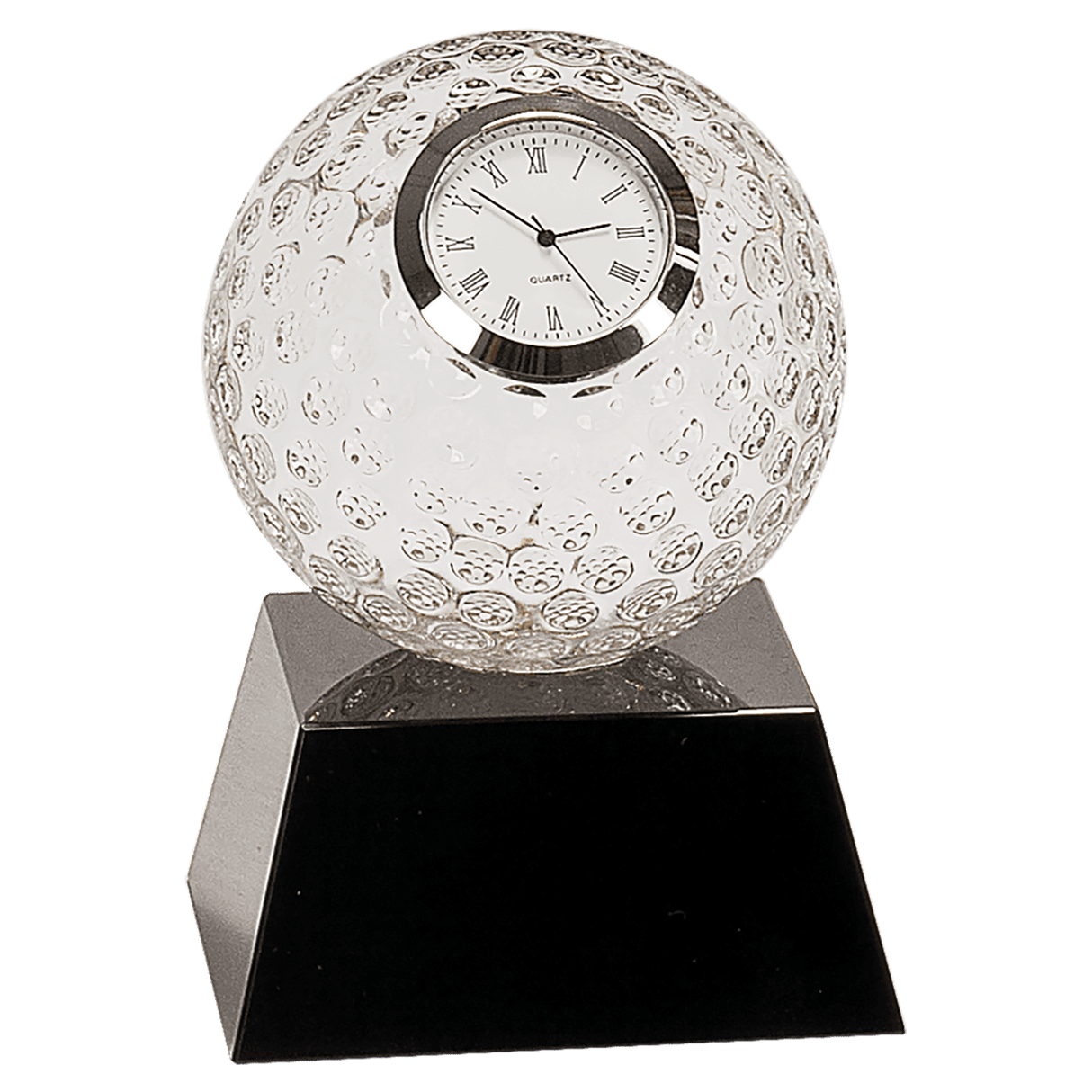 Crystal Golf Ball Clock