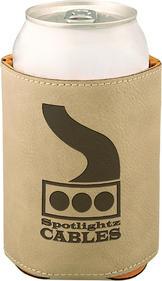Custom Leatherette Can Cooler