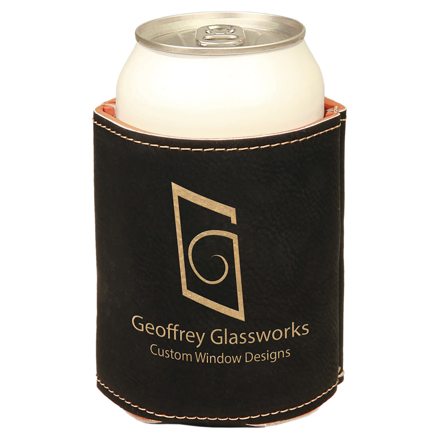 Custom Leatherette Can Cooler