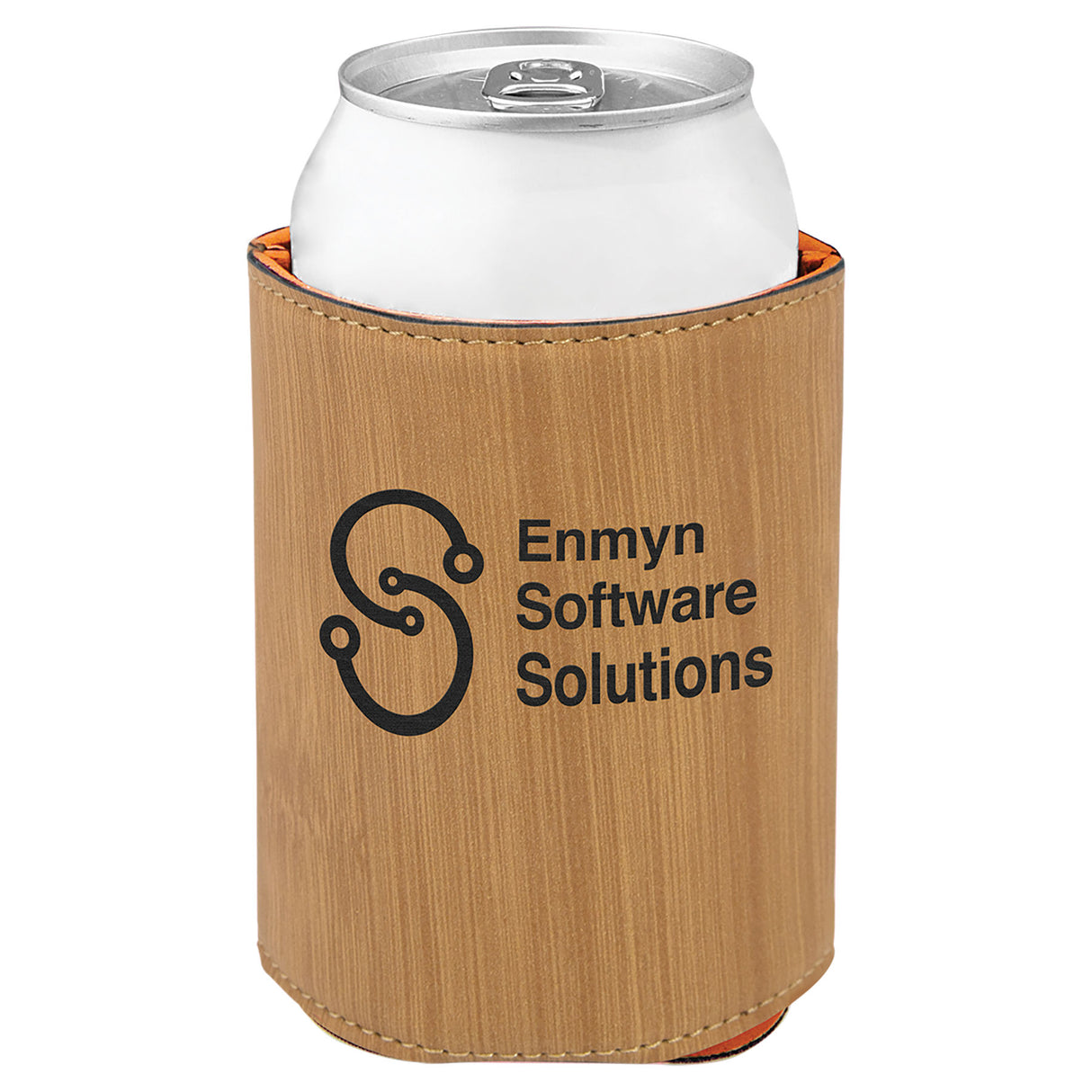 Custom Leatherette Can Cooler