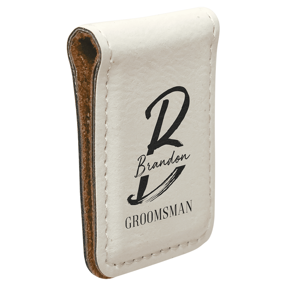 Custom Leatherette Money Clip