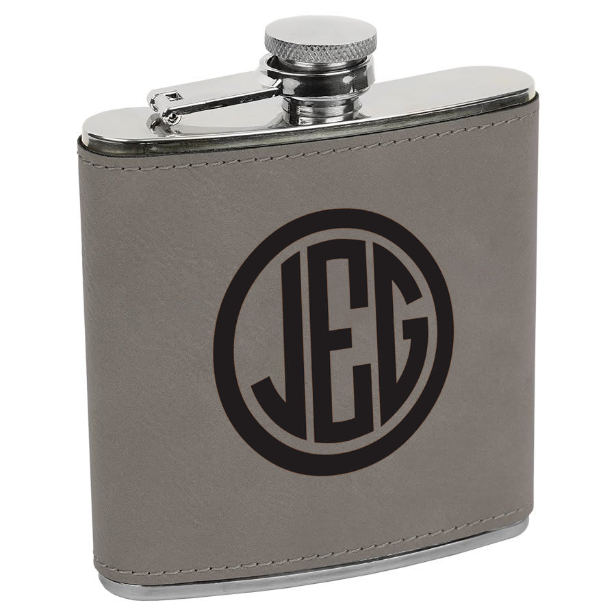 Personalized Wrapped Flask