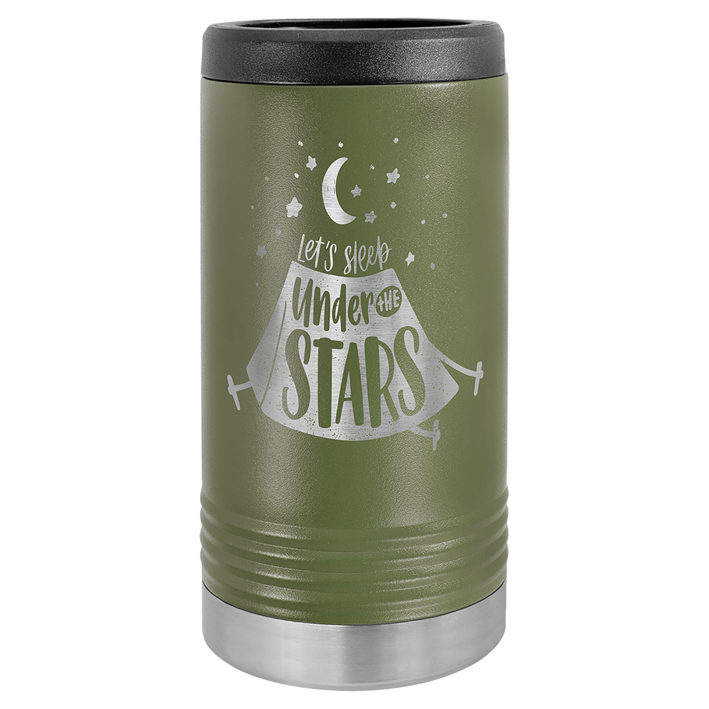 Custom Stainless Steel Colored Slim Beverage Holder