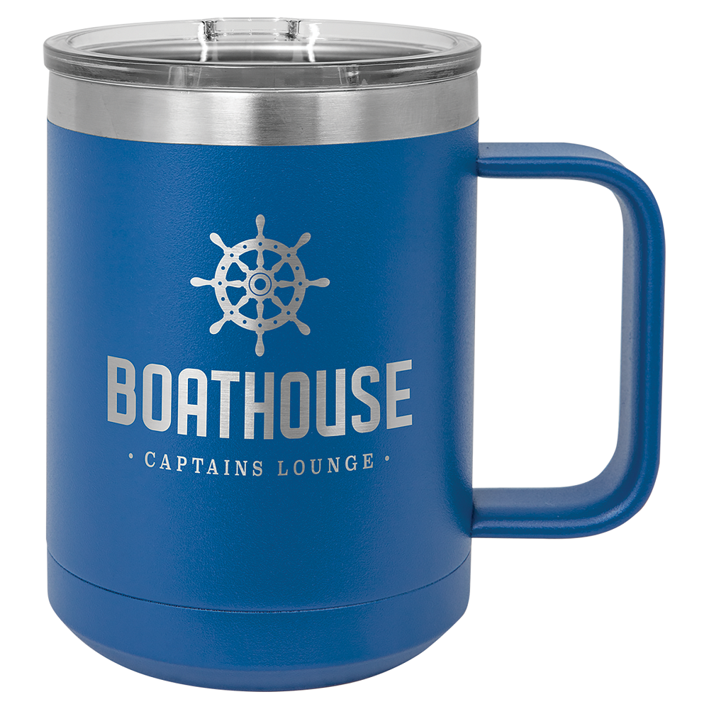 Custom Stainless Steel 15oz Colored Coffee Mug