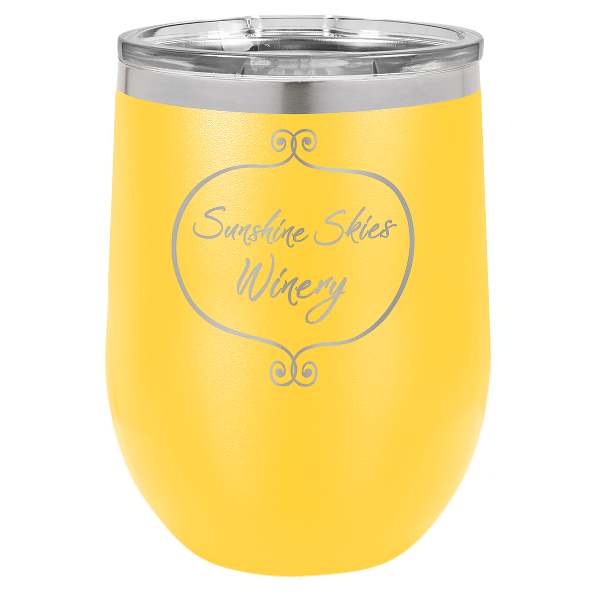 Custom Stainless Steel Stemless Wine Glass