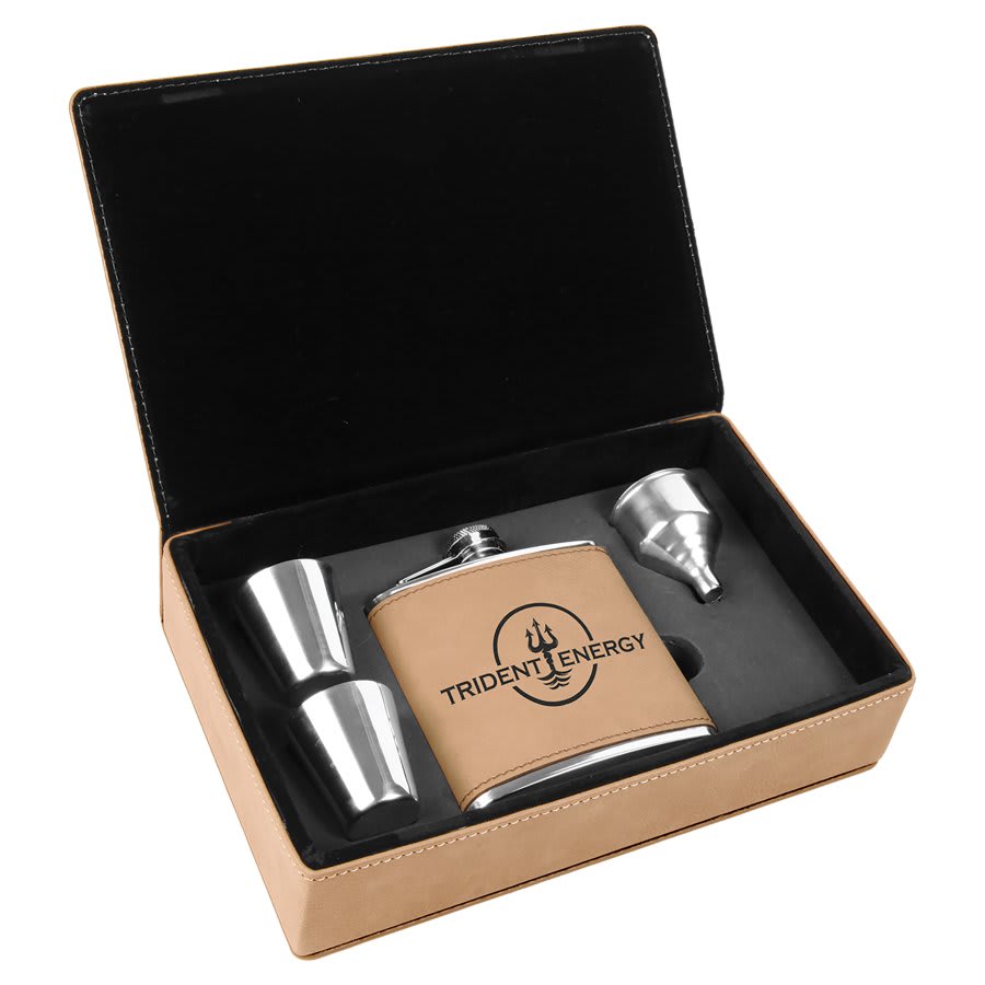 Personalized Flask Gift Set