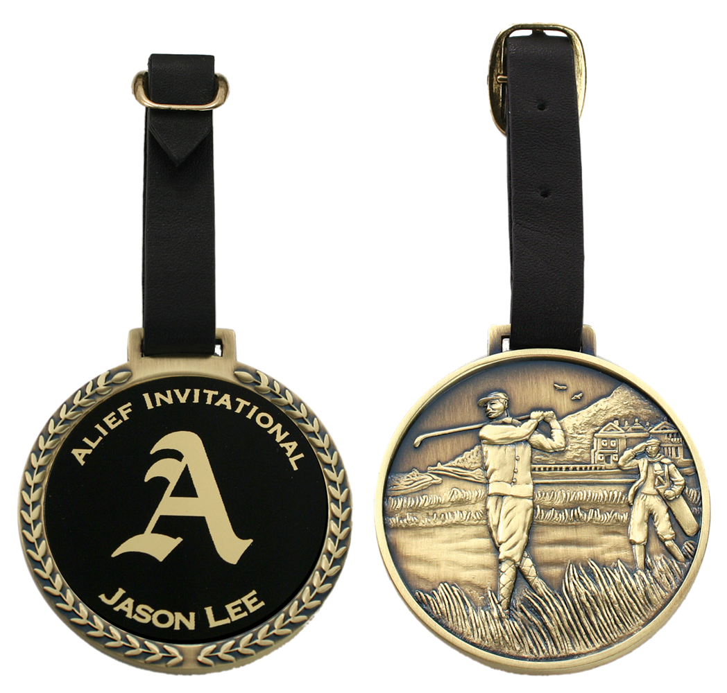 Metal Round Bag Tag