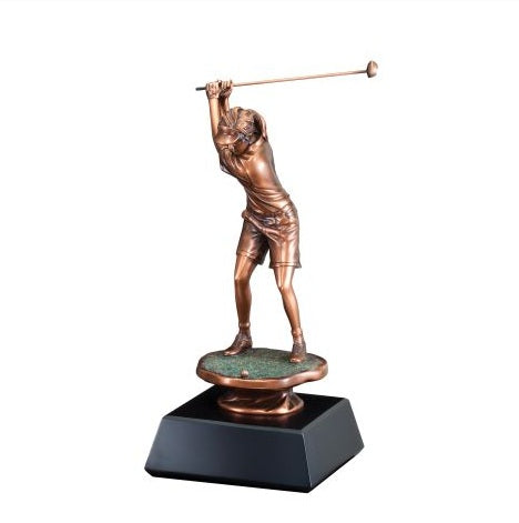 Ladies Driver Resin Golf Trophy