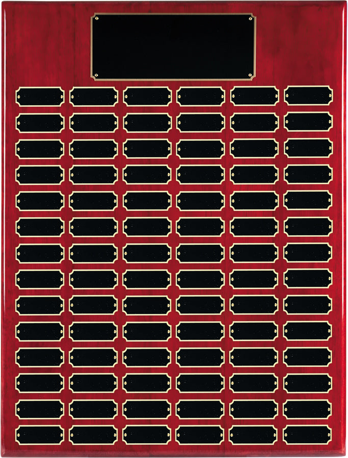 Rosewood Piano Finish Perpetual Plaque