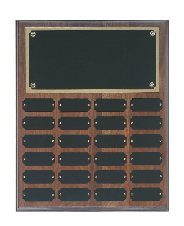 Genuine Walnut Perpetual Plaque