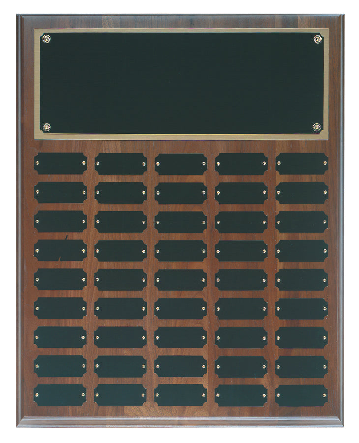 Genuine Walnut Perpetual Plaque