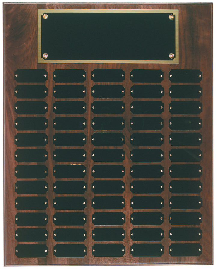 Genuine Walnut Perpetual Plaque