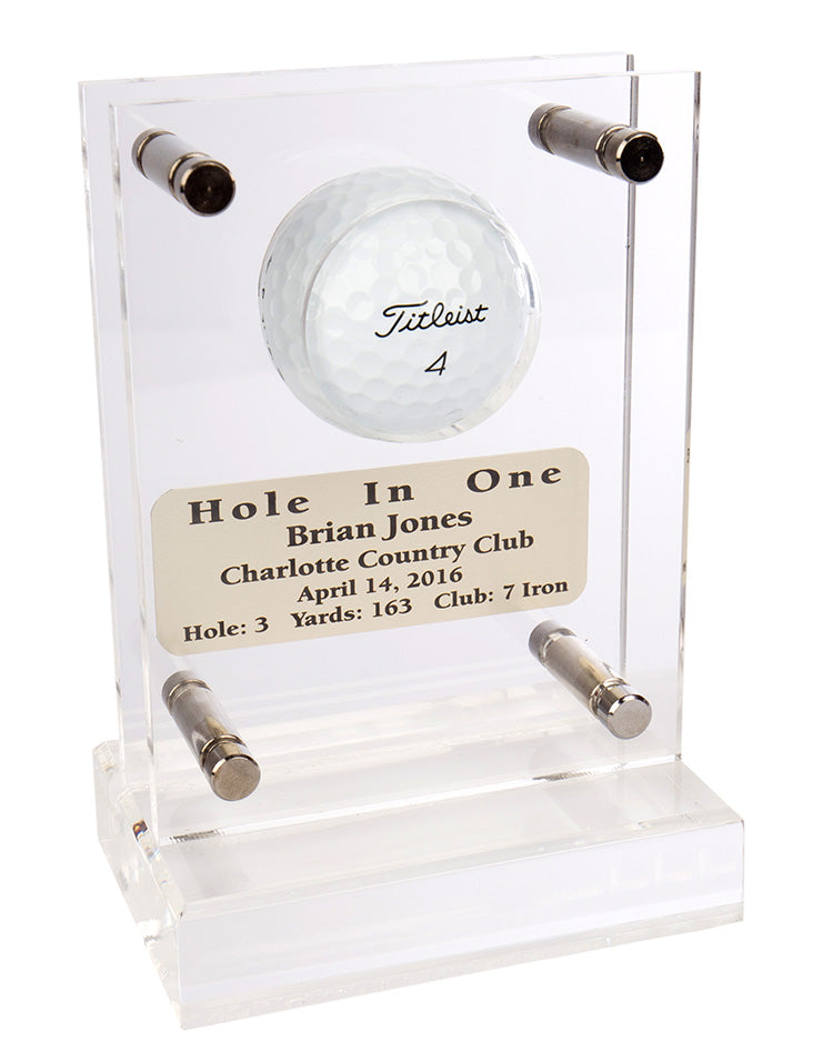 Acrylic Hole-In-One Golf Ball Display