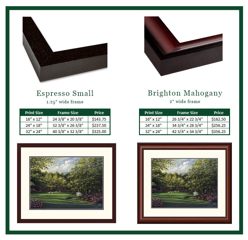 "Augusta-Amen Corner" Framed Print
