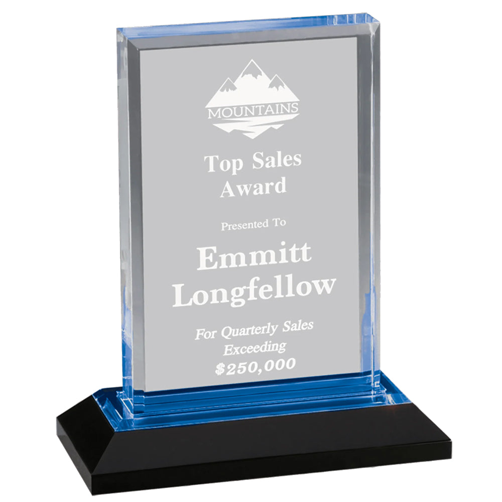Beveled Impress Acrylic Golf Award