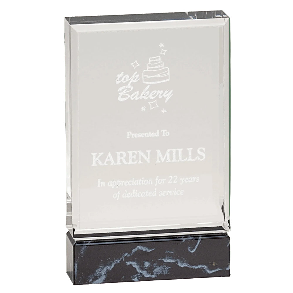 Black Fusion Acrylic Golf Award