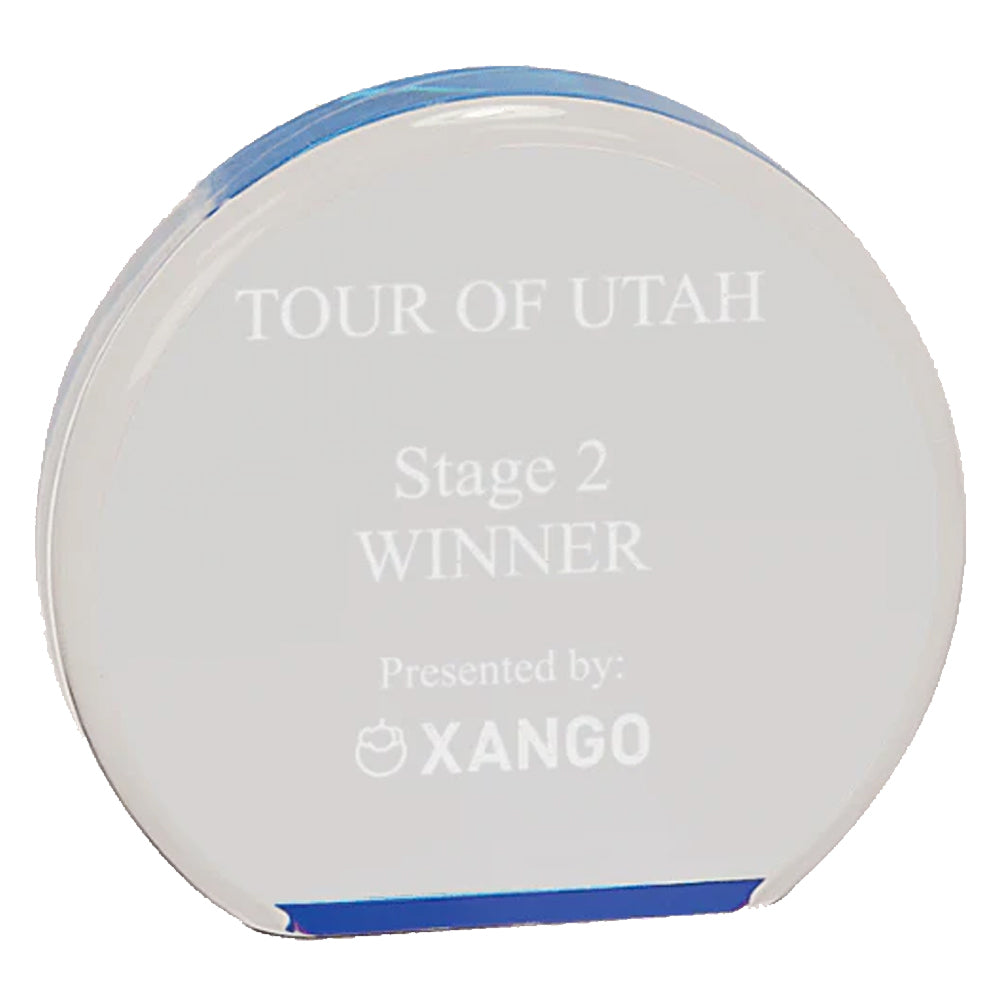 Color Acrylic Round Golf Award