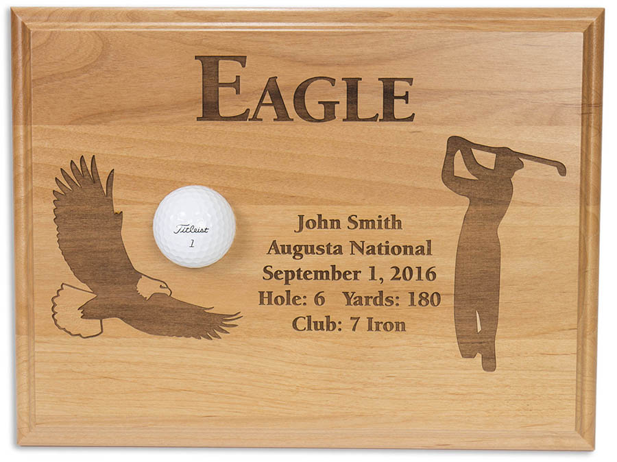 Eagle 12x9 Laser Etched Plaque