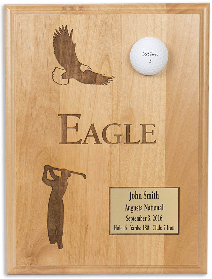 Eagle 9x12 Laser Etched Plaque