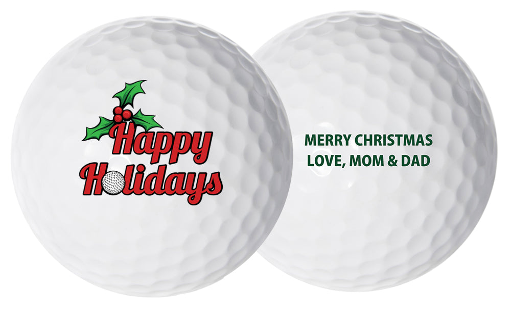 Happy Holidays Golf Gift Basket