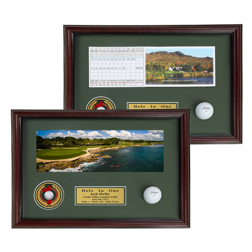 Hole-In-One Enclosed Shadowbox -- Cherry
