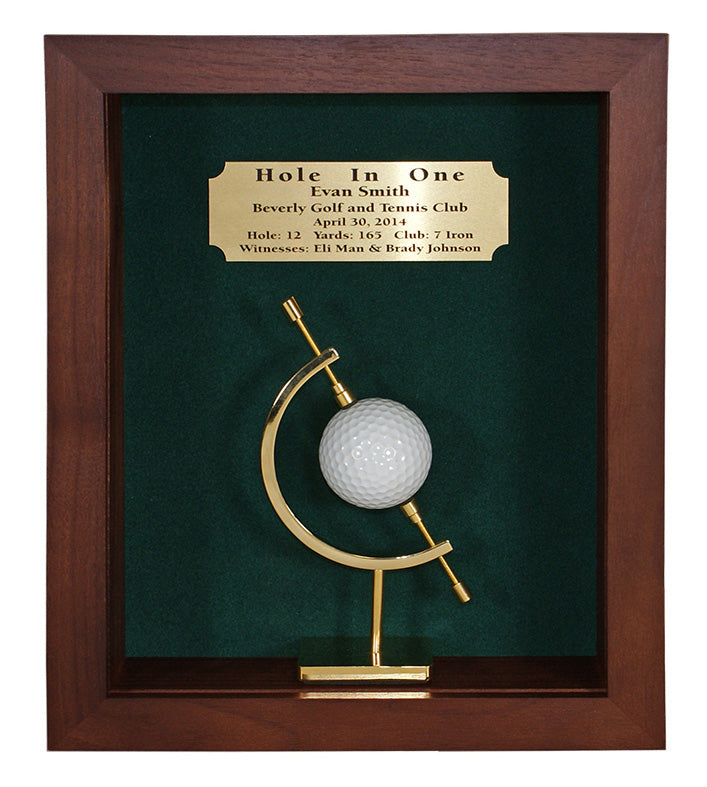 Hole-In-One Shadowbox with Caliper