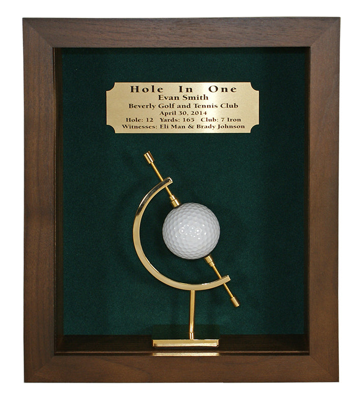 Hole-In-One Shadowbox with Caliper