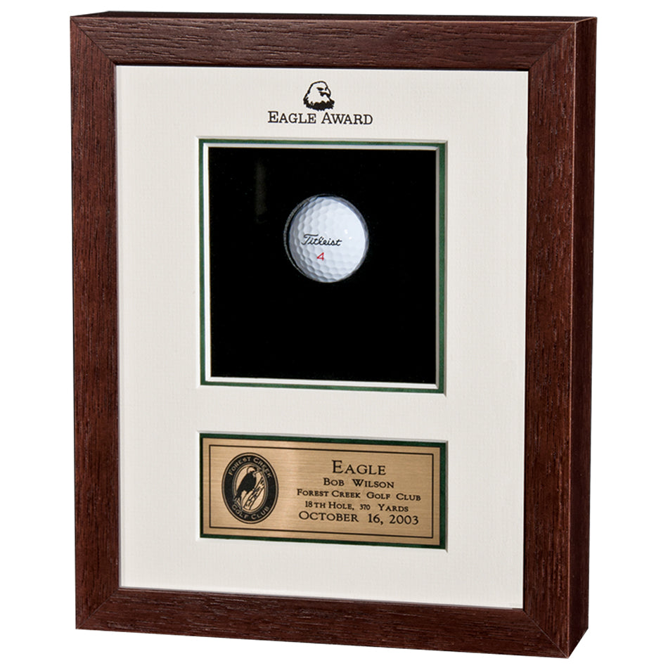 Mahogany Eagle Shadowbox