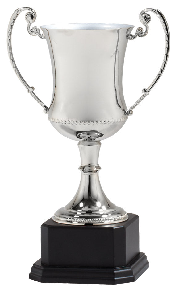Nickel Plated Cup Golf Trophy
