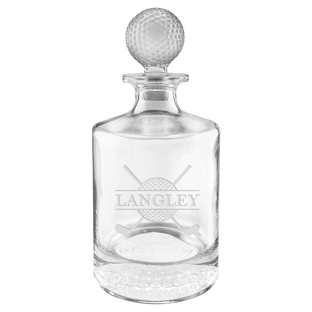 Personalized Golf Ball Decanter