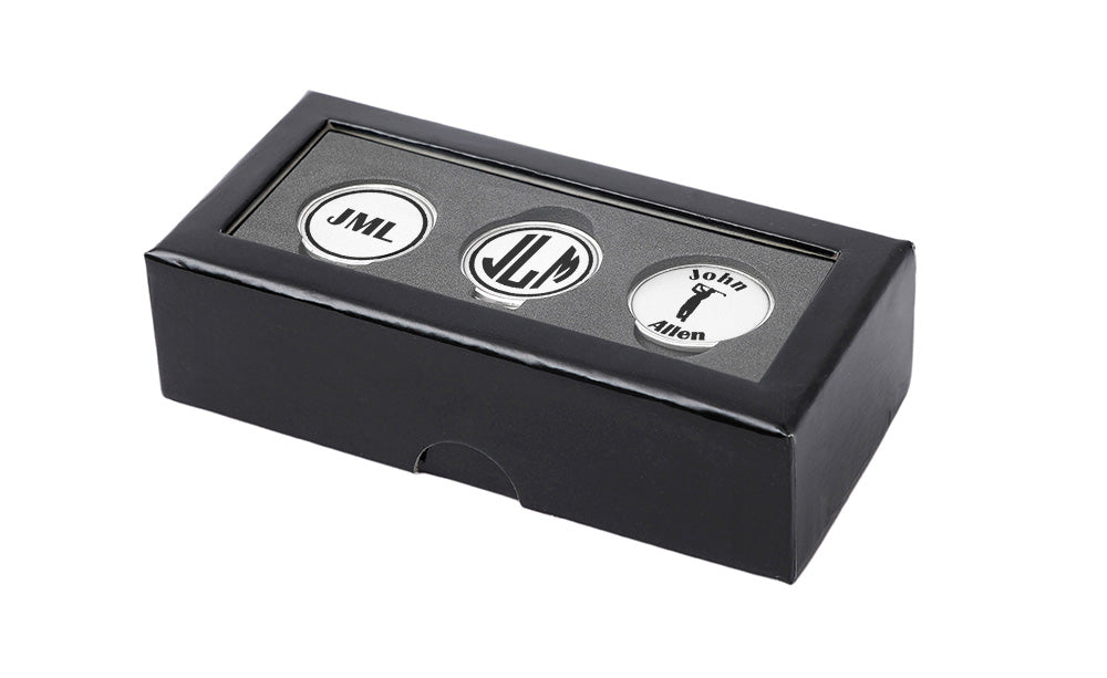 Personalized Golf Ball Marker Set