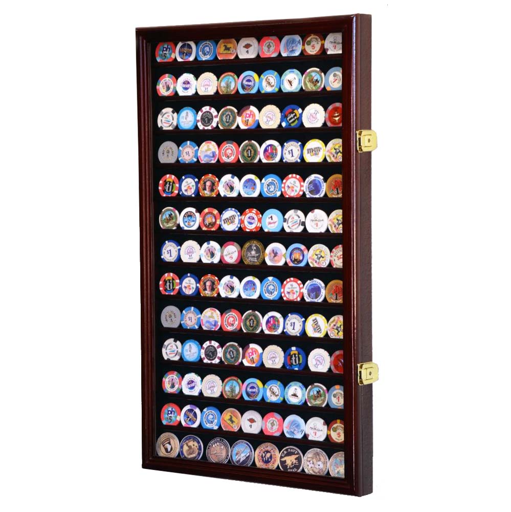 117 Poker Chip Display Cabinet