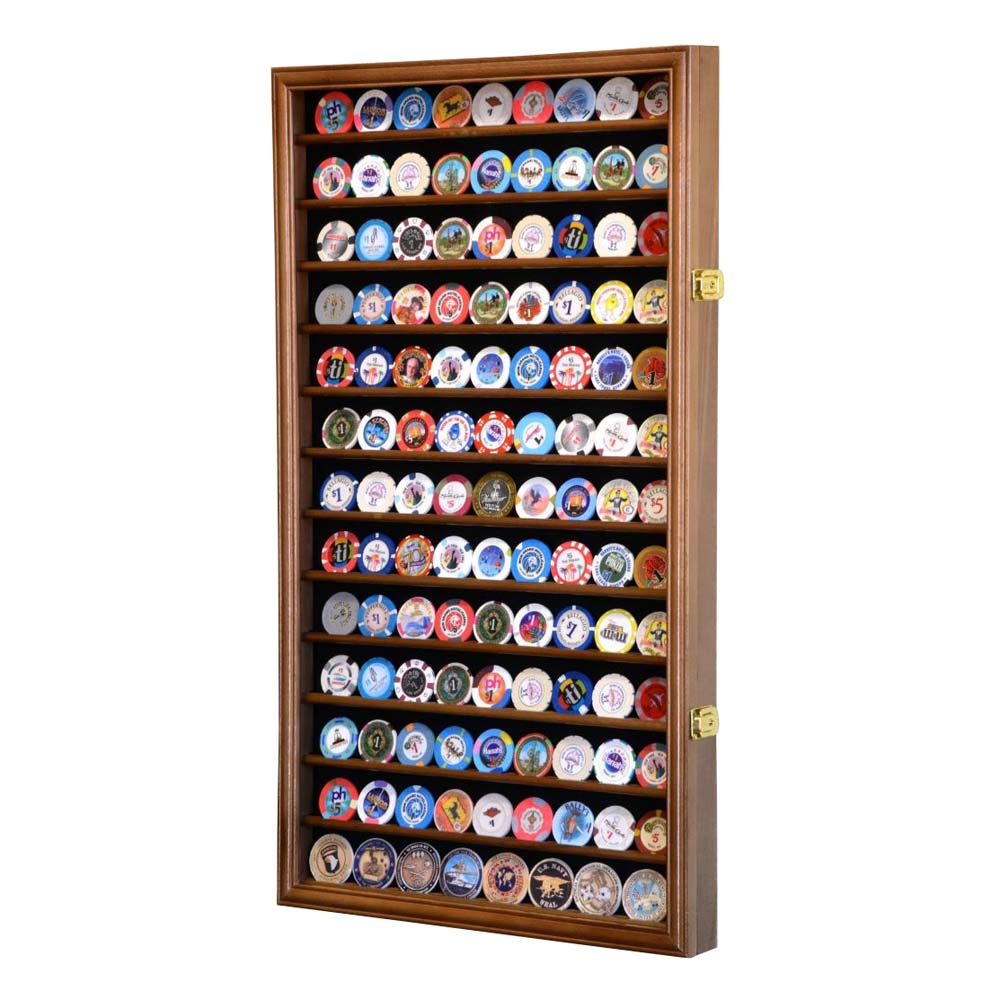117 Poker Chip Display Cabinet