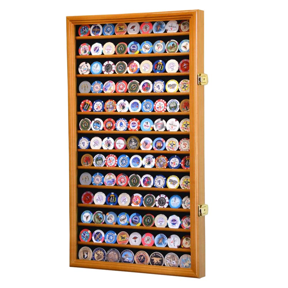 117 Poker Chip Display Cabinet