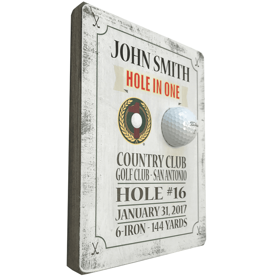 Rustic Hole-In-One Award