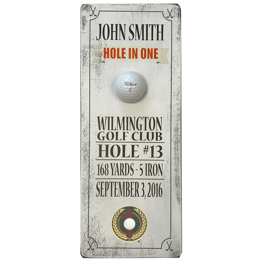 Rustic Hole-In-One Award