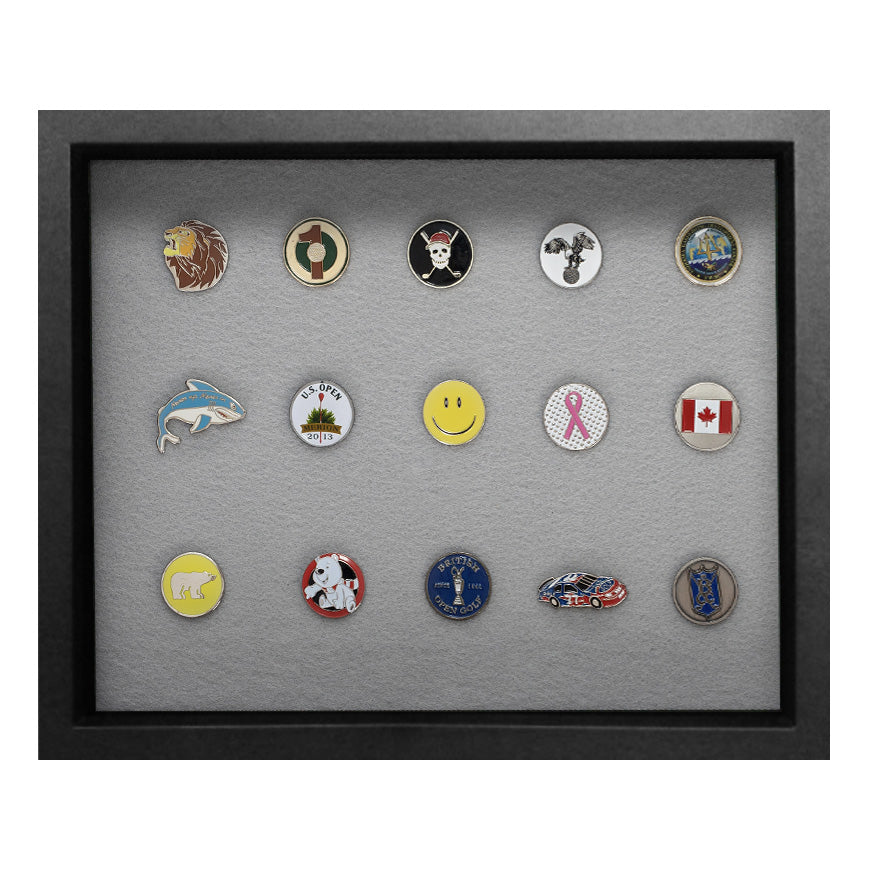 Shadow Box Ball Marker Display