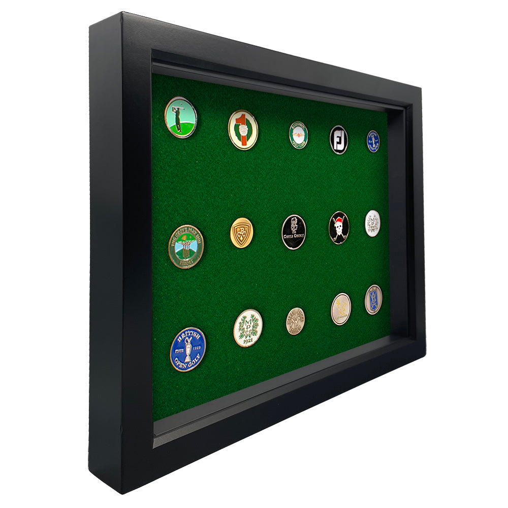 Shadow Box Ball Marker Display