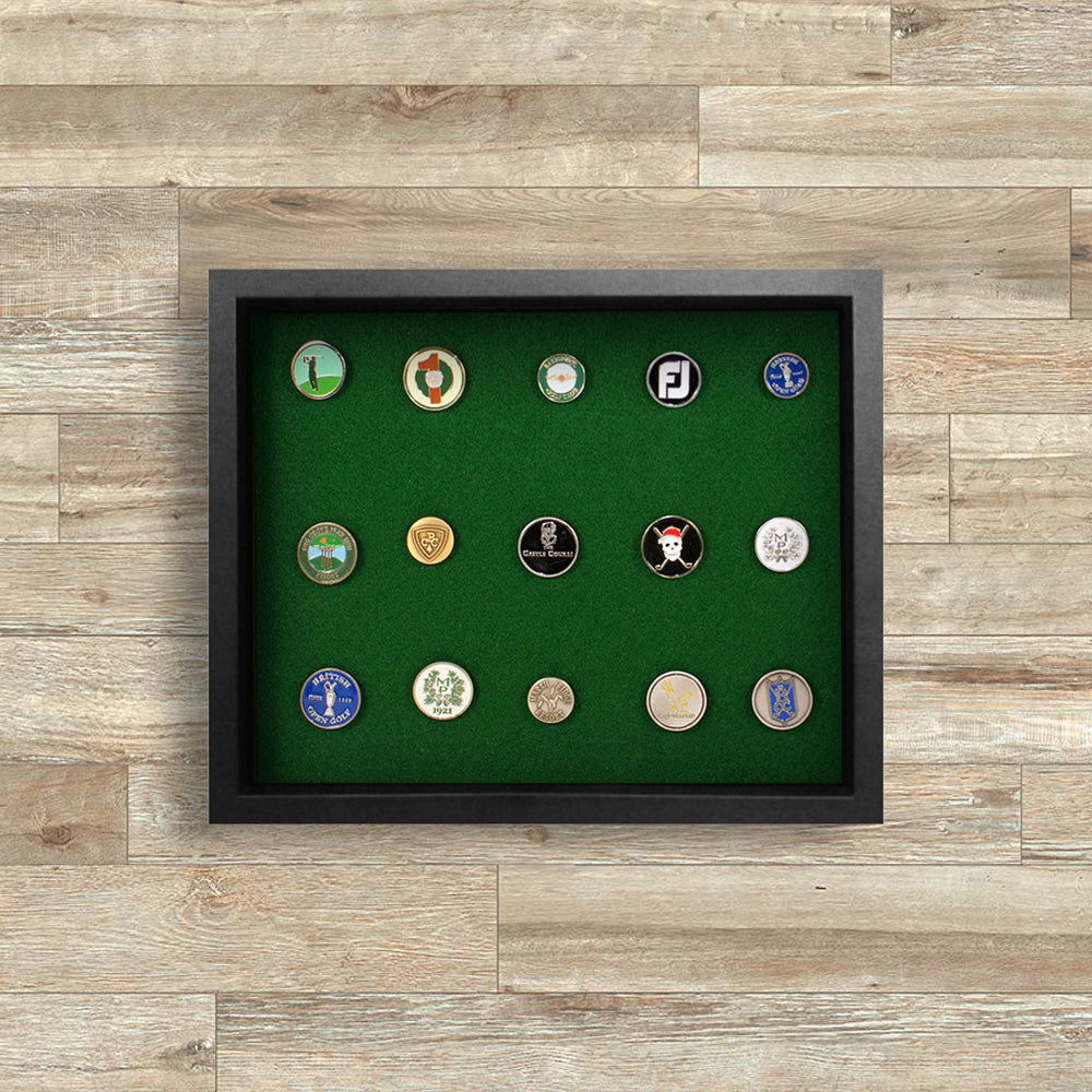Shadow Box Ball Marker Display
